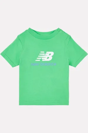 New Balance Kids Jersey Stacked Logo 100% Cotton T-Shirt98104cm