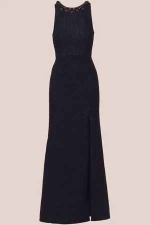 Adrianna Papell Glitter Boucle Stræk Kjole46