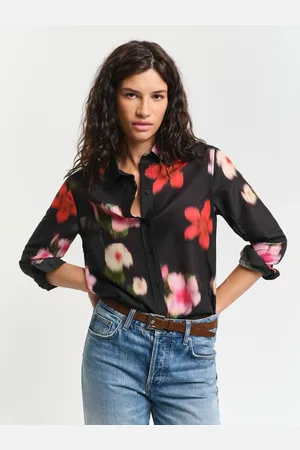 GANT Regular Floral Silk Shirt38
