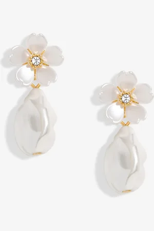 Jon Richard Floral And Pearl Earringsen