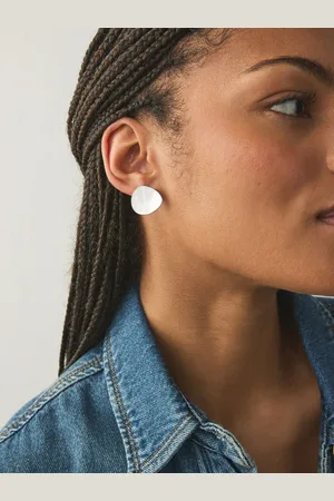 Next Button Stud Earrings Made With Recycled ZincEn