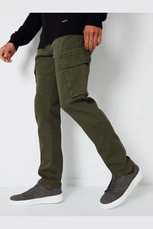 Threadbare Cotton Cargo Pocket Trousers With Stretch32