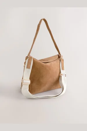 Next Leather Slouch Cross-Body Bagen
