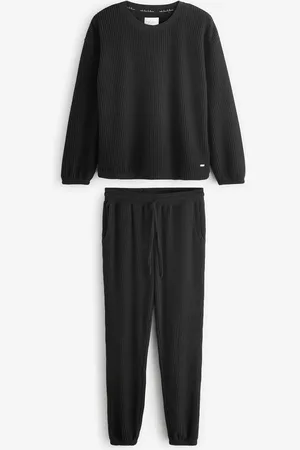 Next Cosy Waffle Long Sleeve PyjamasXL almindelig