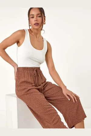 Roman Spot Print Stretch Culottes42