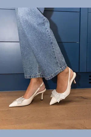 Novo Isernia Luxe Diamante Sløjfe Slingback Courtsko