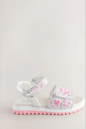 Lelli Kelly Silver Cressida Glitter Sandalsuk13eu32