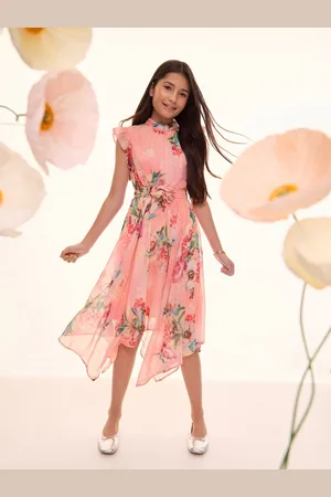 Lipsy London Hanky Hem Corsage Midi Dress (5-16yrs)146152cm