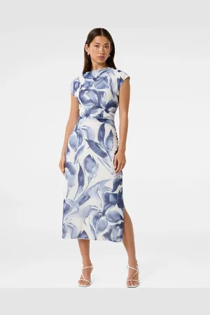Forever New Emery Mesh Ruched Dress36
