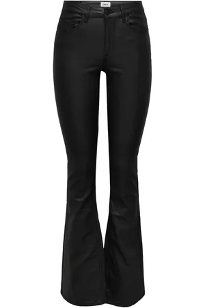 ONLY Coated Flare Trousers44