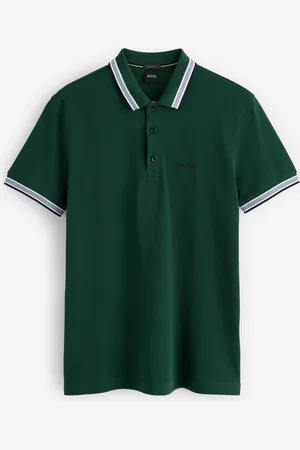 HUGO BOSS Tipped Paddy 100% Cotton Polo ShirtM