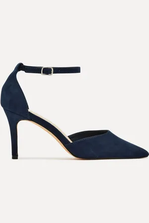 Linzi Maci Stiletto Court Heels With Ankle Strap