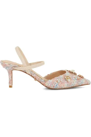 Dune Diana Flower Boucle Open Court Heelseu37