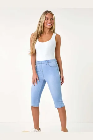 Roman Stretch Knee Length Pedal Pusher Shorts48