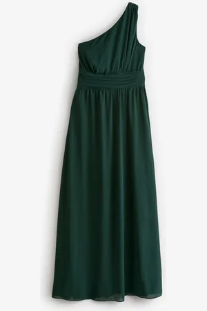 Six Stories One Shoulder Plisseret Waist Chiffon Brudepige Kjole38