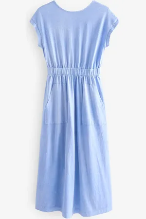 Next 100% Cotton Summer Midi T-Shirt Dress44