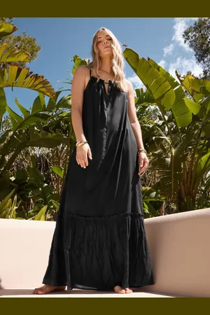 Long Tall Sally Maxi Halter Ruched Neck Dress38 Høj