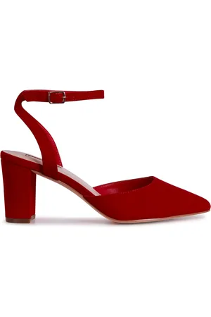 Linzi Carrie Open Back Court Block Heels