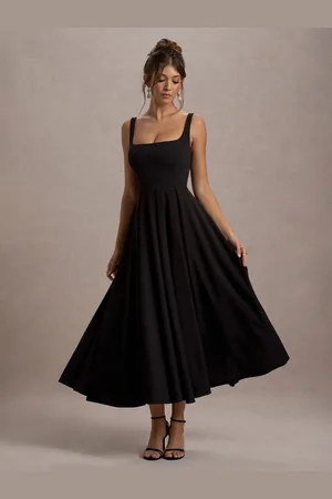 Club L Parina Strappy Volume-Hem Maxi Dress44