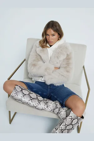 River Island Faux Fur JakkeL