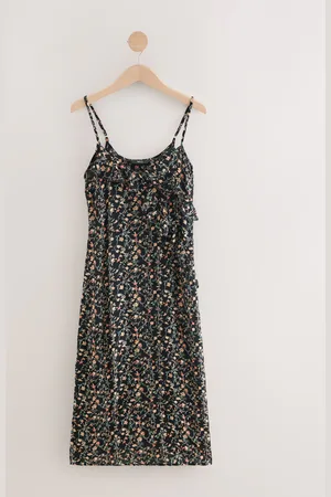 Next Flæsekant Midi Slip Sommer Kjole40