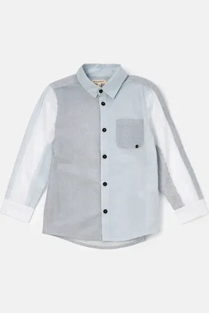 Angel & Rocket Chase Panelled 100% Cotton Shirt12 år (152cm)
