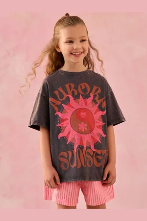 Next 100% Cotton Oversized Graphic T-Shirt (3-16yrs)158164cm