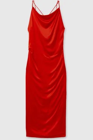 Reiss Lilah Satin Cowl Neck Maxikjole38