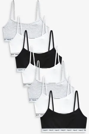Next 7 Pack Strappy Crop Tops (5-16år)11 - 12 år (146 - 152cm)