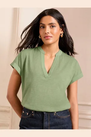 Love & Roses V-Neck Jersey T-Shirt44