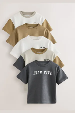 Next Kortærmet T-shirt 5 -pakke (3mdr.-7år)7480cm