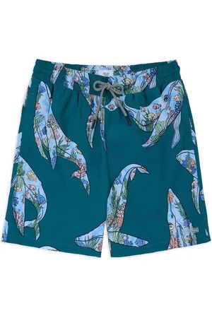 Chelsea Peers Whale Print Swim Shortslarge