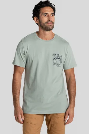 Craghoppers Green National Trust Sabden Short Sleeve 100% Cotton T-ShirtXX-Large