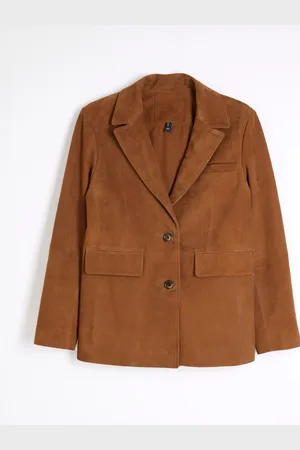 River Island Premium Suede Blazer