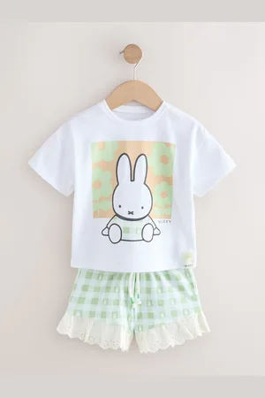 Next Miffy Short Sleeve 100% Cotton T-Shirt and Shorts Set (3mths-7yrs)8692cm