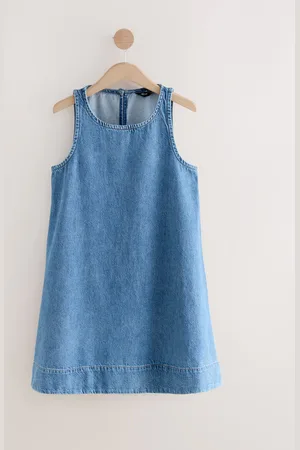 Next 100% Cotton Denim Racer Mini Dress42