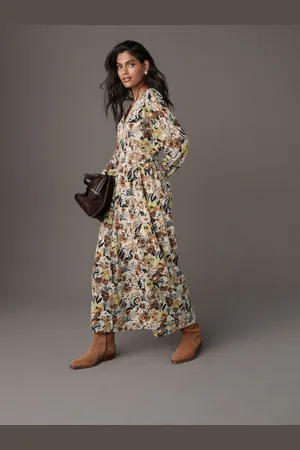 Next V-Neck Belted Jersey Midi Shirt Dress46 Høj