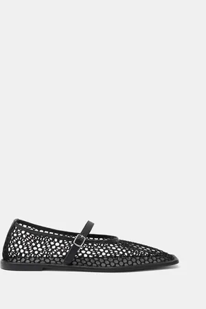 Hush Puppies Mesh Mary Jane Ballerina Flatseu37