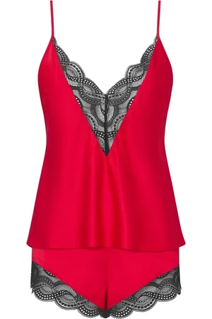 Ann Summers Adoration Cami Set Satin blonder i satinM