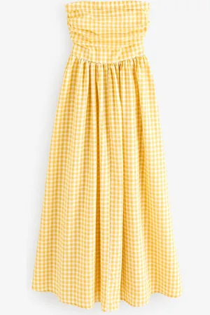 Next Seersucker Bandeau Midi Summer Kjole48