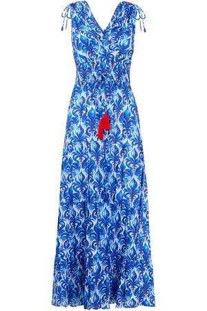 Joe Browns Breezy 100% Bomuld Printed Slips Shoulder Maxikjole