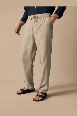 Next 100% Hør Signature Elasticated Waist Drawstring Bukser34r