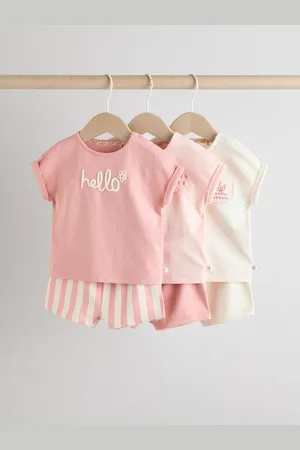 Next Baby Short Sleeve T-Shirt and Shorts Set 6 Piece6268cm