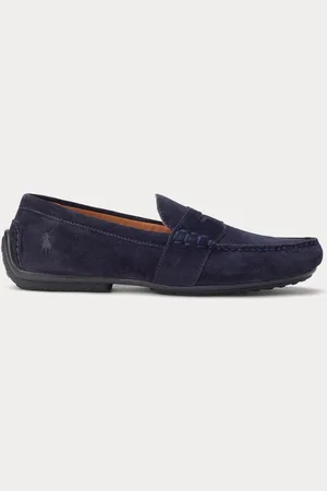 Ralph Lauren Reynold Suede Driver Loafers