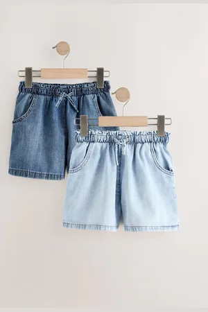 Next 100% Cotton Denim Shorts 2 Pack (3-16yrs)15 år (170cm)