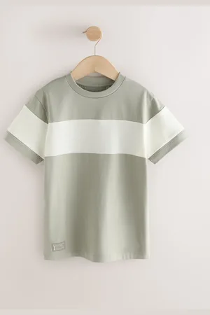 Next Ensfarvet Kortærmet T-shirt (3-16år)140146cm