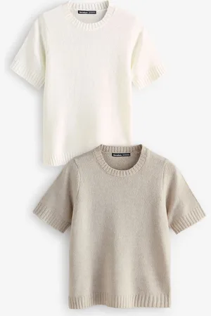 Threadbare Knitted Short Sleeve T-Shirts 2 Pack38