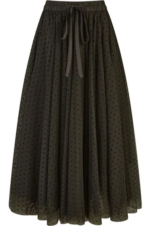 Yumi Mesh Heart Print Tulle Skirt42