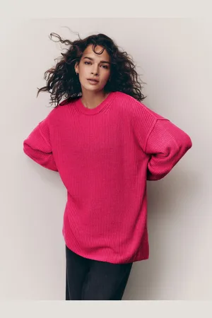 Next Cosy Crew Neck Longline Tunic Knitted JumperXL almindelig