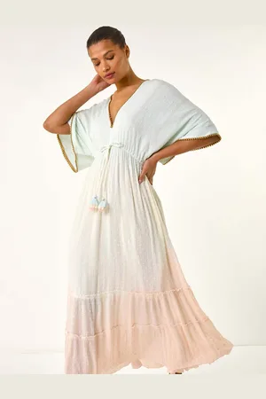 Roman Ombre V-Neck Maxi Dress46